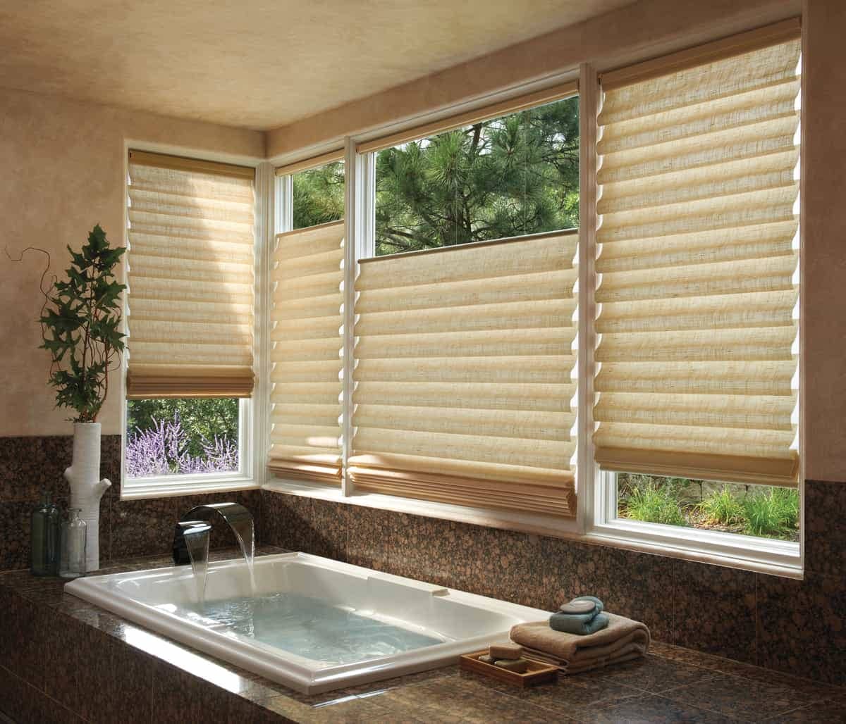 How to Style Windows with Roman Shades for Homes in Southlake, Texas (TX) like Custom Vignette.